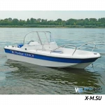 Стеклопластиковый катер Wyatboat-430 DCM (тримаран)
