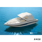 Стеклопластиковый катер с рундуками Wyatboat-3