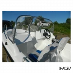 Стеклопластиковый катер WYATBOAT 430DC (тримаран)