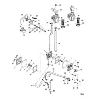 Топливный насос (электрический) 2-х тактного ПЛМ MERCURY 40 M Серийный номер от 0T980000 до 0T999999