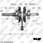 Вал коленчатый в сборе 4Т 165FMM,166FMM (CBB250) p15mm