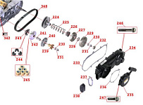 Двигатель снегохода IRBIS Dingo (2016 г.) (часть 8)