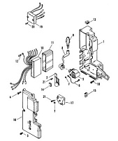Электрические компоненты (55) 2-Х ТАКТНОГО ПЛМ MERCURY 60 Серийный номер от 9683055 до 9885344